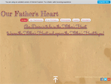Tablet Screenshot of ourfathersheart.org